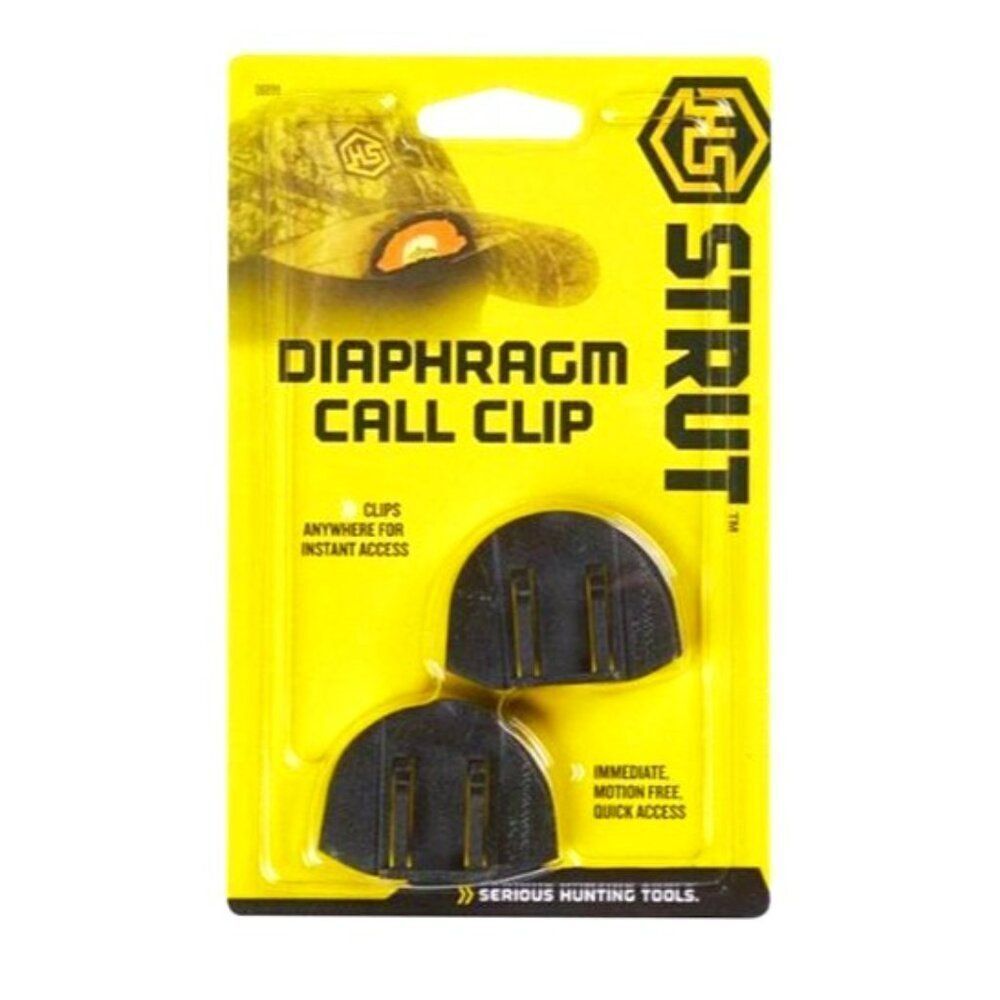 H.S. Strut Diaphragm Turkey Call Clip-‎ 2PK